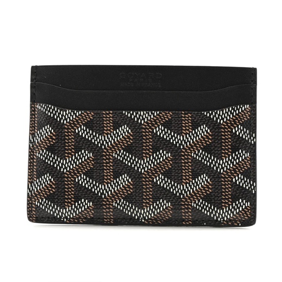 - 1 of 1 Black Goyard Saint-Sulpice Card Wallet - Picture 2 of 5